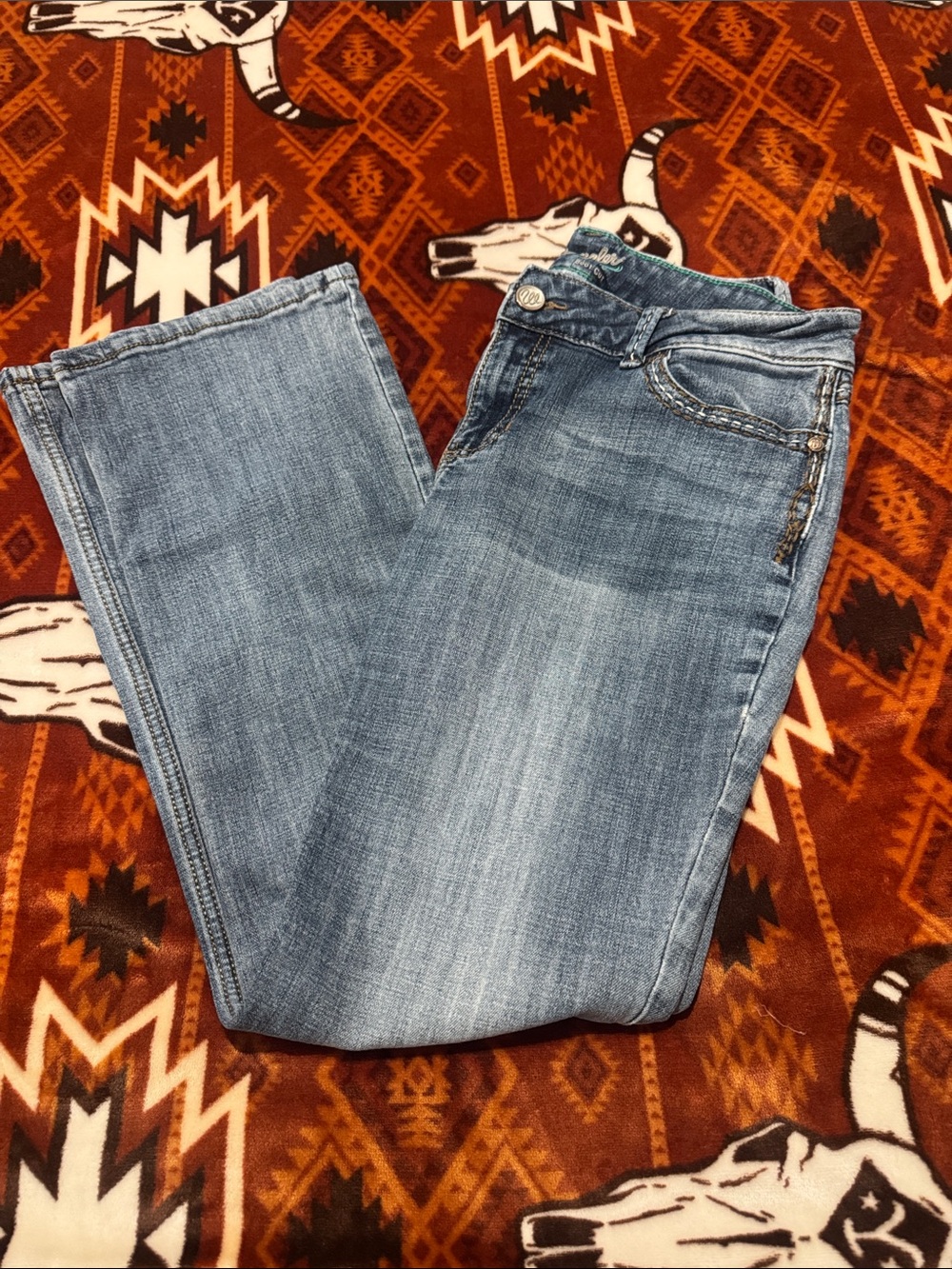 Wrangler Women's Light Blue Boot Cut Jeans